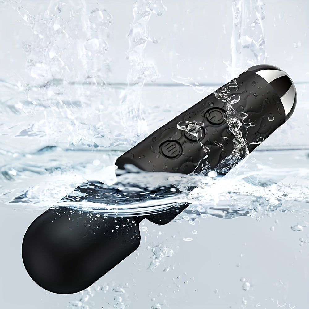 Ultra-Compact 8-Speed Portable Electric Massage Stick - Professional Muscle Relaxation Equipment for Body, Back, Neck, Legs, Waist | Easy to Carry, High-Speed Drive Motor, Elegant Design