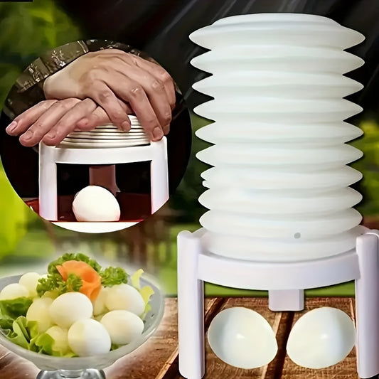 Ultimate Egg Peeler Gadget - Fast and Easy Perfect Peel Kitchen Tool, Plastic, Ideal for Home Use