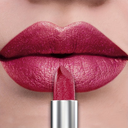 Long-Lasting Moisturizing Lipstick & Gloss Set - Shimmering Pearlescent Finish in Pink, Purple, Red, Golden & Black, Hydrating Non-Fading Formula for All Skin Types [Fast Arrival]