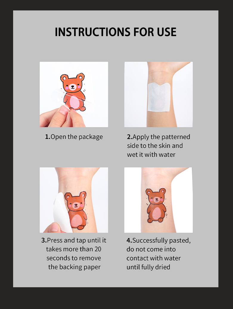 Japanese 'Love' Temporary Tattoo Stickers – Long-Lasting Waterproof Realistic Fake Tattoos for Men & Women