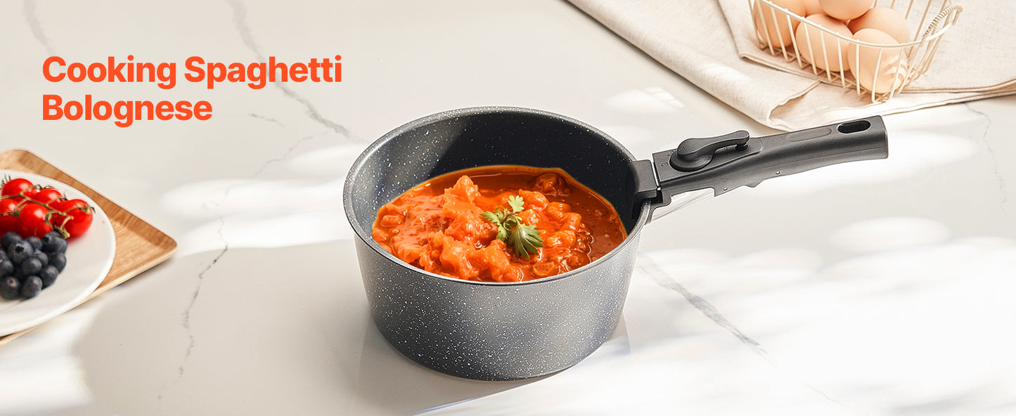 VEVOR 17-Piece Nonstick Granite Cookware Set – Induction Pots, Pans & Frying Tools for Kitchen