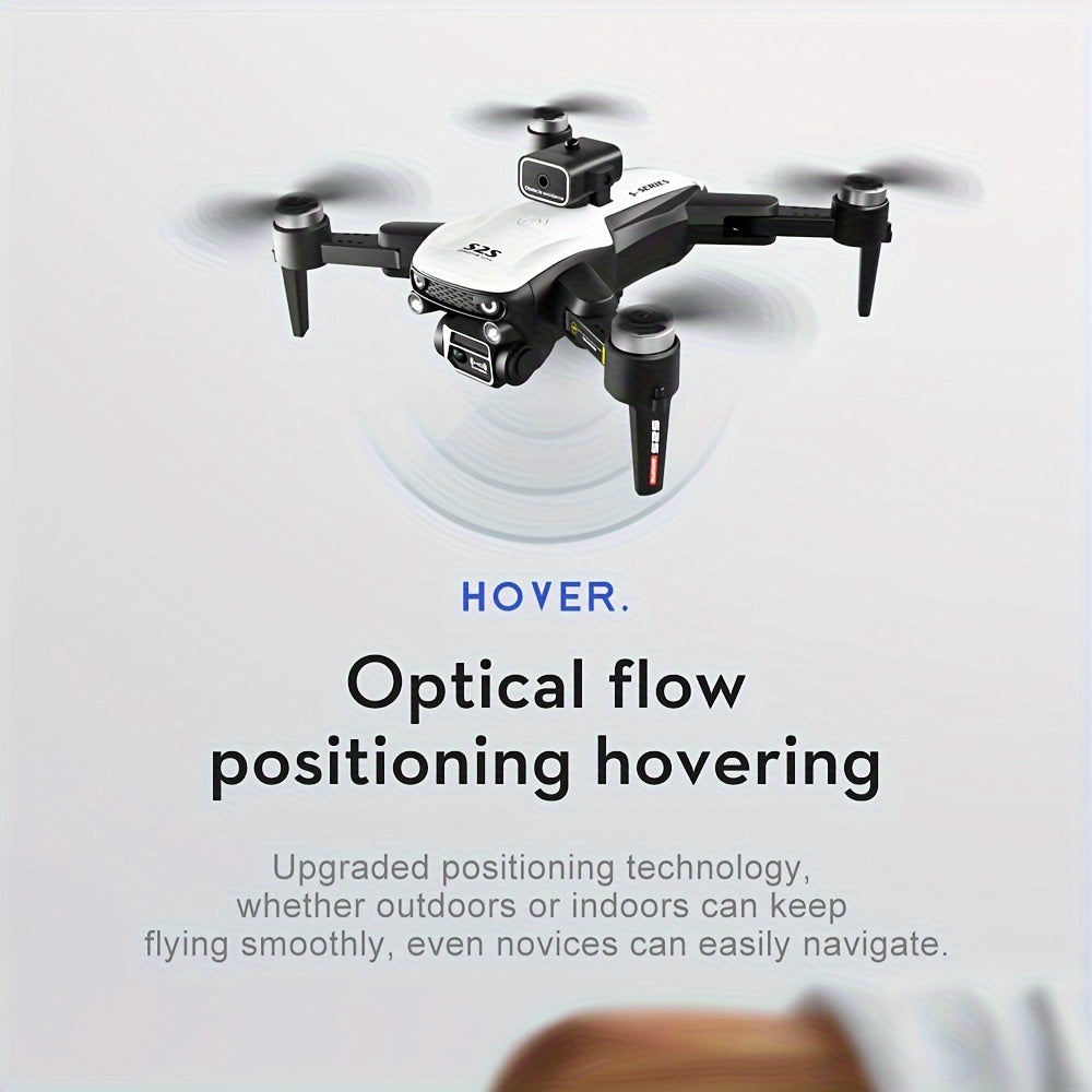 S2S Long Endurance Drone – Dual Batteries, Dual Camera, WiFi FPV, Folding Quadcopter with Height Maintenance – Remote Control or Mobile Operation – Ideal Beginner Gift, Outdoor Aerial Vehicle