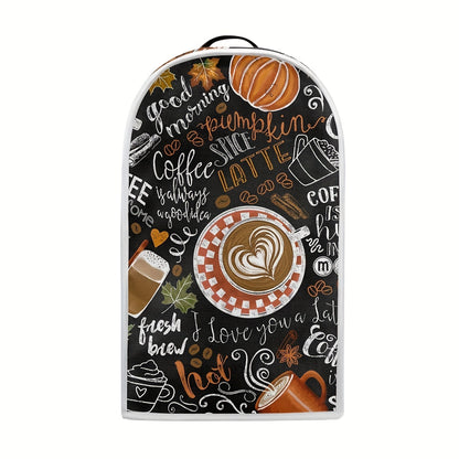 Coffee Style Blender Covers – Washable Kitchen Appliance Dust Cover and Protector – Anti-Splash for Blender, Coffee Maker, Food Processor – Ideal for Coffee Lovers