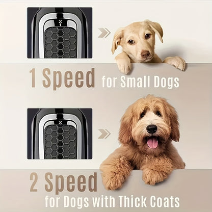Cordless Rechargeable Dog Paw Trimmer - Electric Clippers for Paws, Ears, Face, and More