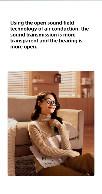 Xiaomi Mijia Smart Audio Glasses Lite Joyful Edition — Bluetooth 5.2 Headset with Noise Reduction, Ultra-Long Standby & Detachable Design