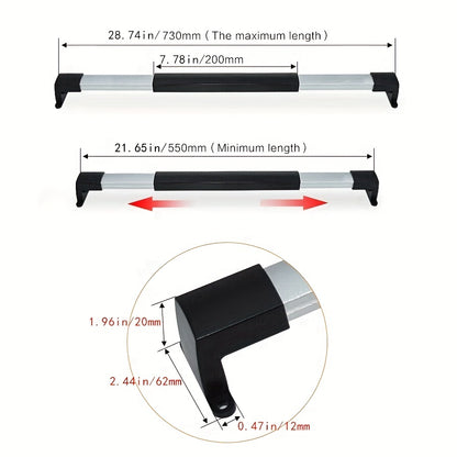 Universal Adjustable RV Door Handle - Secure Grip, Easy Install, Fits All Models for Enhanced Safety and Comfort