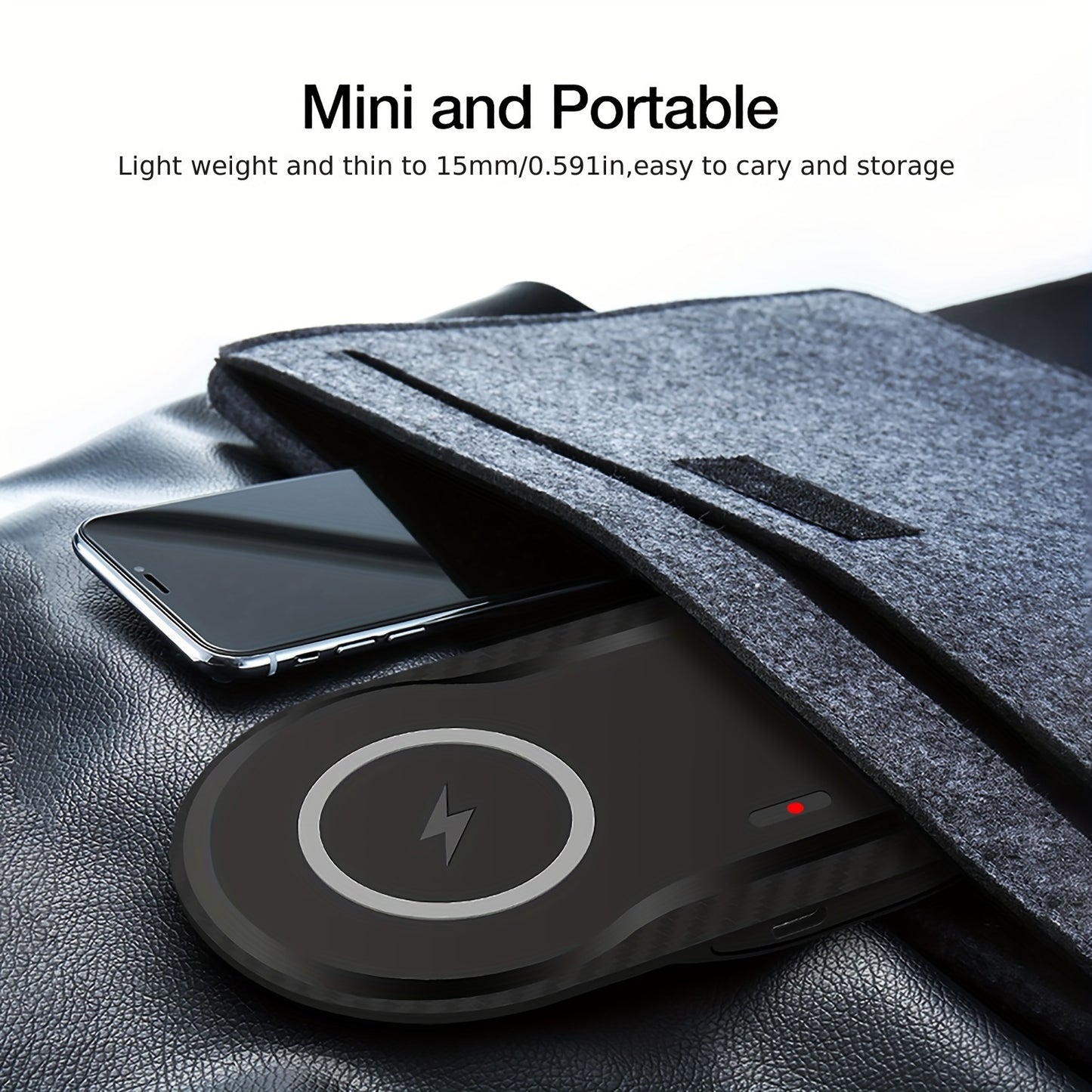 Dual Wireless Charging Pad – 2-in-1 Fast Charger for Samsung S23 Ultra, S22, S21, Note 20, Z Flip, Galaxy Watch 5/4, Galaxy Buds