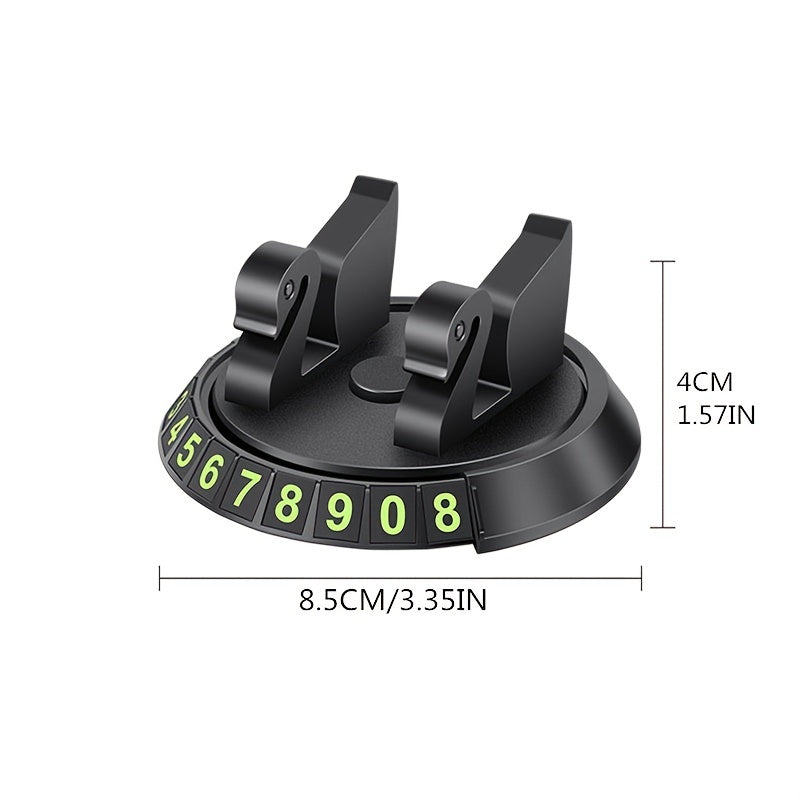 360° Rotating Car Dashboard Phone Mount - Multi-Functional Anti-Slip Mat with Universal Holder, Soft Silicone Pad and Stylish Swan Bracket for Secure Phone Placement