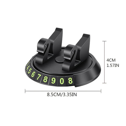 360° Rotating Car Dashboard Phone Mount - Multi-Functional Anti-Slip Mat with Universal Holder, Soft Silicone Pad and Stylish Swan Bracket for Secure Phone Placement