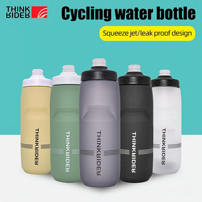 ThinkRider High-Capacity Bike Water Bottle – 620/750ml, Durable PP, Leak-Proof, Easy to Clean, Ideal for MTB/Road Cycling