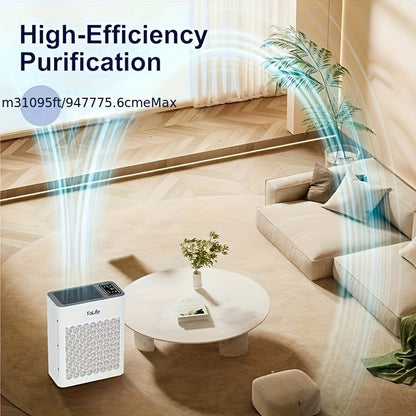 Large Room Air Purifier for Up to 1095 Ft² – Advanced PM 2.5 Display, Auto Mode, Timer, HEPA Filter for Smoke, Pollen, Pet Dander, Allergies – Ideal for Bedroom, Living Room, Office