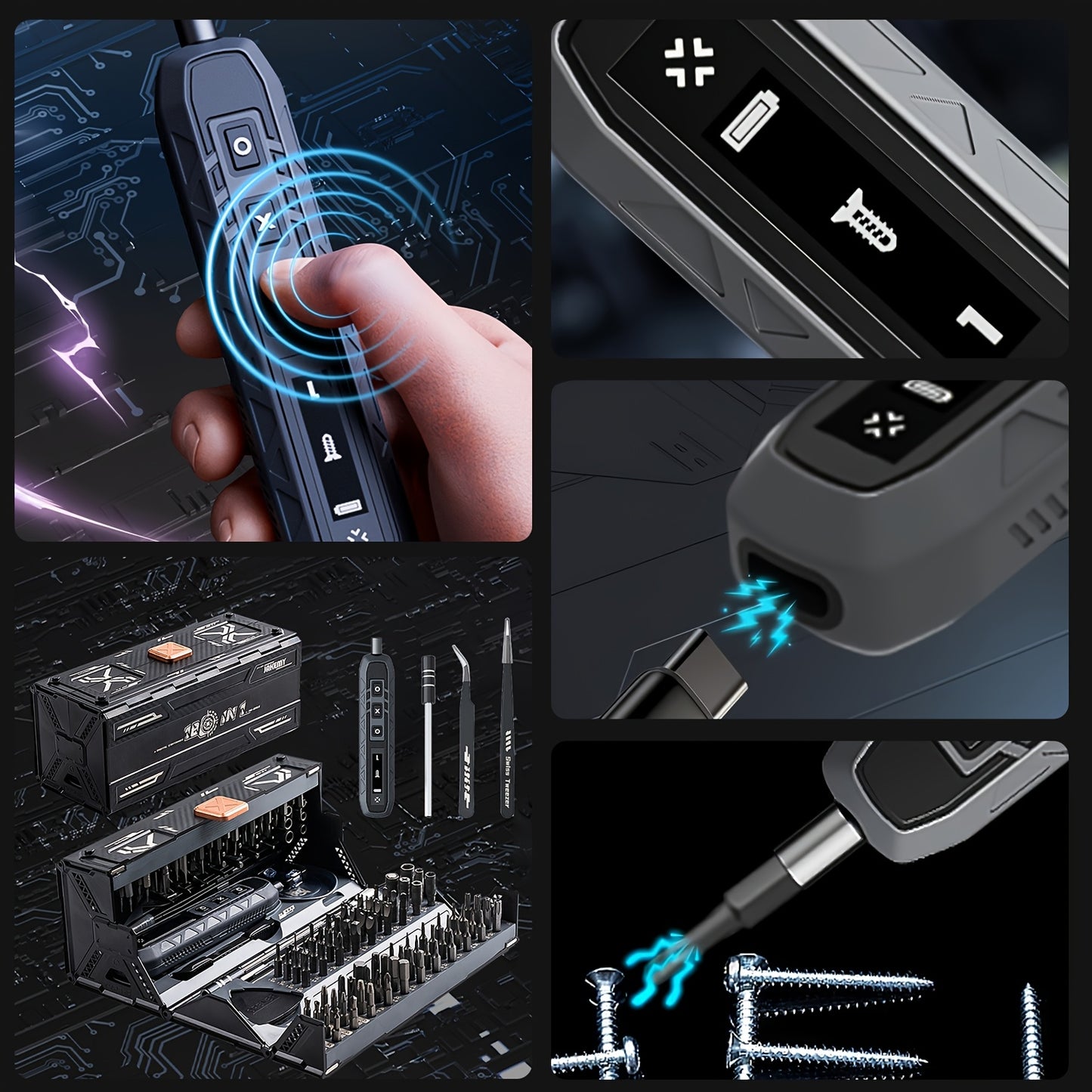 Upgraded 180-in-1 Magnetic Precision Screwdriver Set - Professional Tool Kit for PC, Laptops, Mobile Phones, Xbox, Mac, and DIY Maintenance