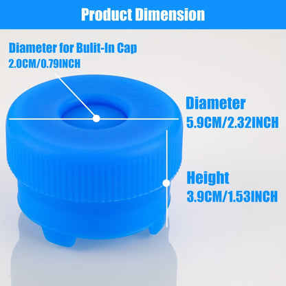 3pcs Silicone Water Bucket Lids - Fits 1, 2, 3, 4, 5 Gallon Buckets, Reusable, High-Temperature Resistant, Easy to Clean, Environmentally Friendly