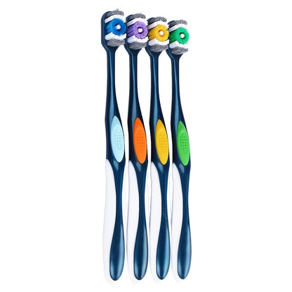 6pcs Adult Toothbrush Set – Hard Bristle, Lightweight & Travel-Friendly