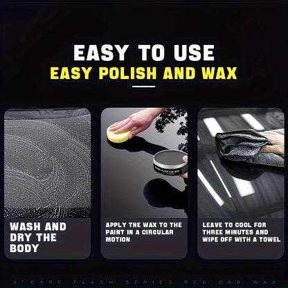 Premium Black Car Wax – Shine Enhancer and Waterproof Protection for a Sleek Finish