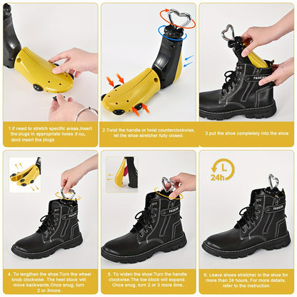 Stretching Tool for High Top Shoes & Boots – Durable Plastic, Perfect Fit for Men & Women