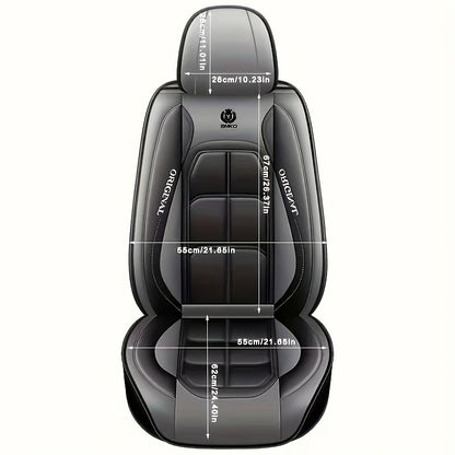 Universal Car Seat Cover – PU Leather Cushion Protector Mat for Sedan & SUV – Car Accessories – 1 Front Seat Cover