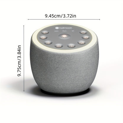 Cocoon Plus White Noise Machine – 40 Soothing Sounds with Night Light, 4-Hour Timer, 32 Adjustable Volume, Memory Function, Brown Noise for Sleep, Yoga, and Meditation, Plug-In