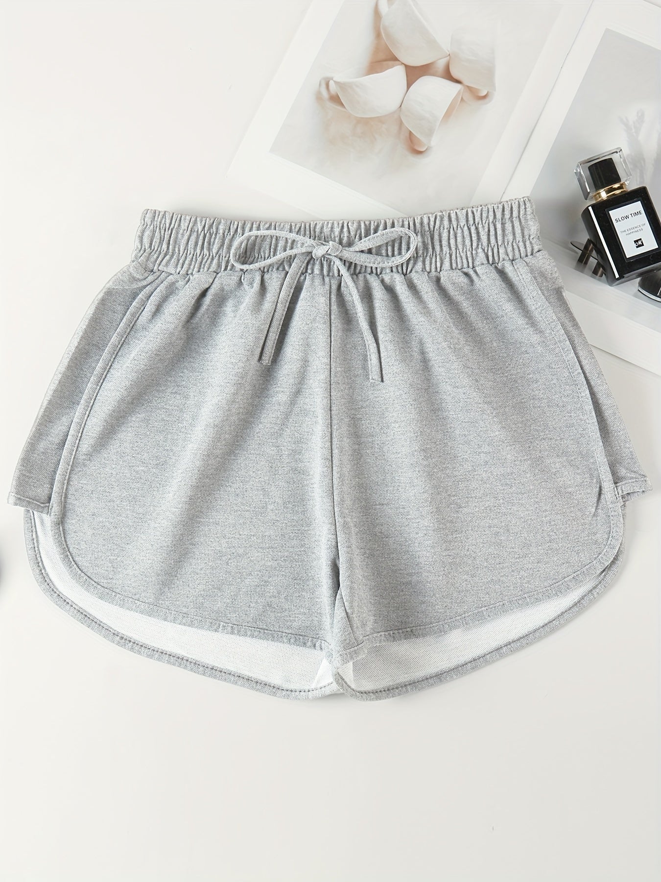 Women's Summer Lightweight Elastic Waist Athletic Shorts - Loose Casual Running and Yoga Comfort Shorts