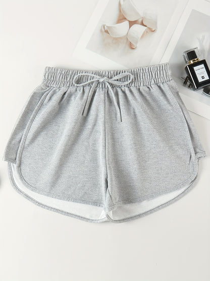 Women's Summer Lightweight Elastic Waist Athletic Shorts - Loose Casual Running and Yoga Comfort Shorts