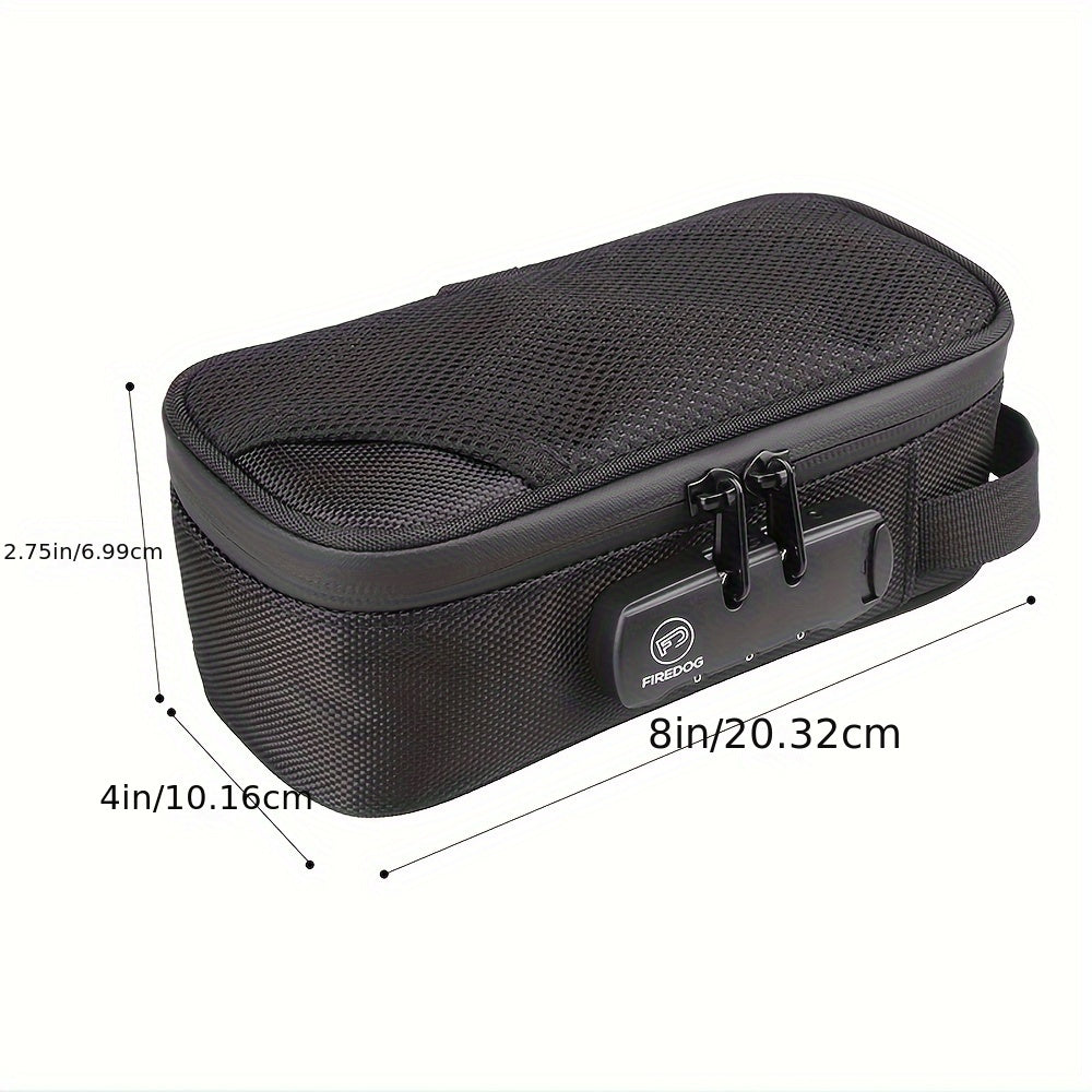 Smell Proof Bag with Lock – Carbon Lined Stash Storage Case, Odor-Resistant for Travel & Household Use