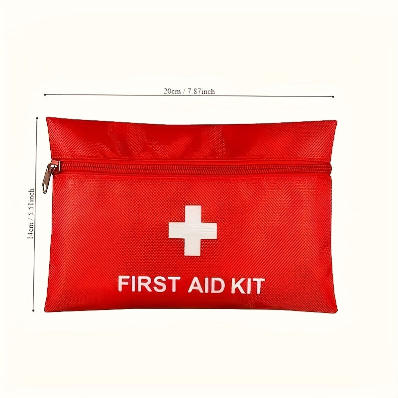188pcs Ultimate First Aid Kit with Scissors and Whistle – Ideal for Home, Travel, Camping and Hiking Adventures