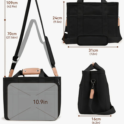 Versatile Canvas Crossbody Bag – Stylish Shoulder Strap, Multiple Compartments, Spacious Interior – Perfect for Daily Use – Women’s Fashion Accessory