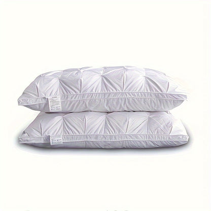 2pcs 3D Bread Feather Neck Guard Pillow – Fluffy Sleeping Neck Pillow for Adults, Home & Hotel Use, Gift Idea
