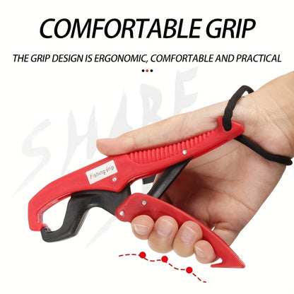 Premium ABS Fishing Pliers – Adjustable Fish Lip Gripper with Lanyard – Portable, Durable Fish Controller for Easy Catch and Release – Compact Fishing Accessories for Anglers