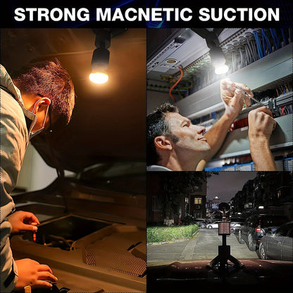 Topsky Multifunction Camping Light - Magnetic and Telescopic Rechargeable Lantern - Portable Outdoor Light for Adventure, Hiking, Emergency - Camping Essentials