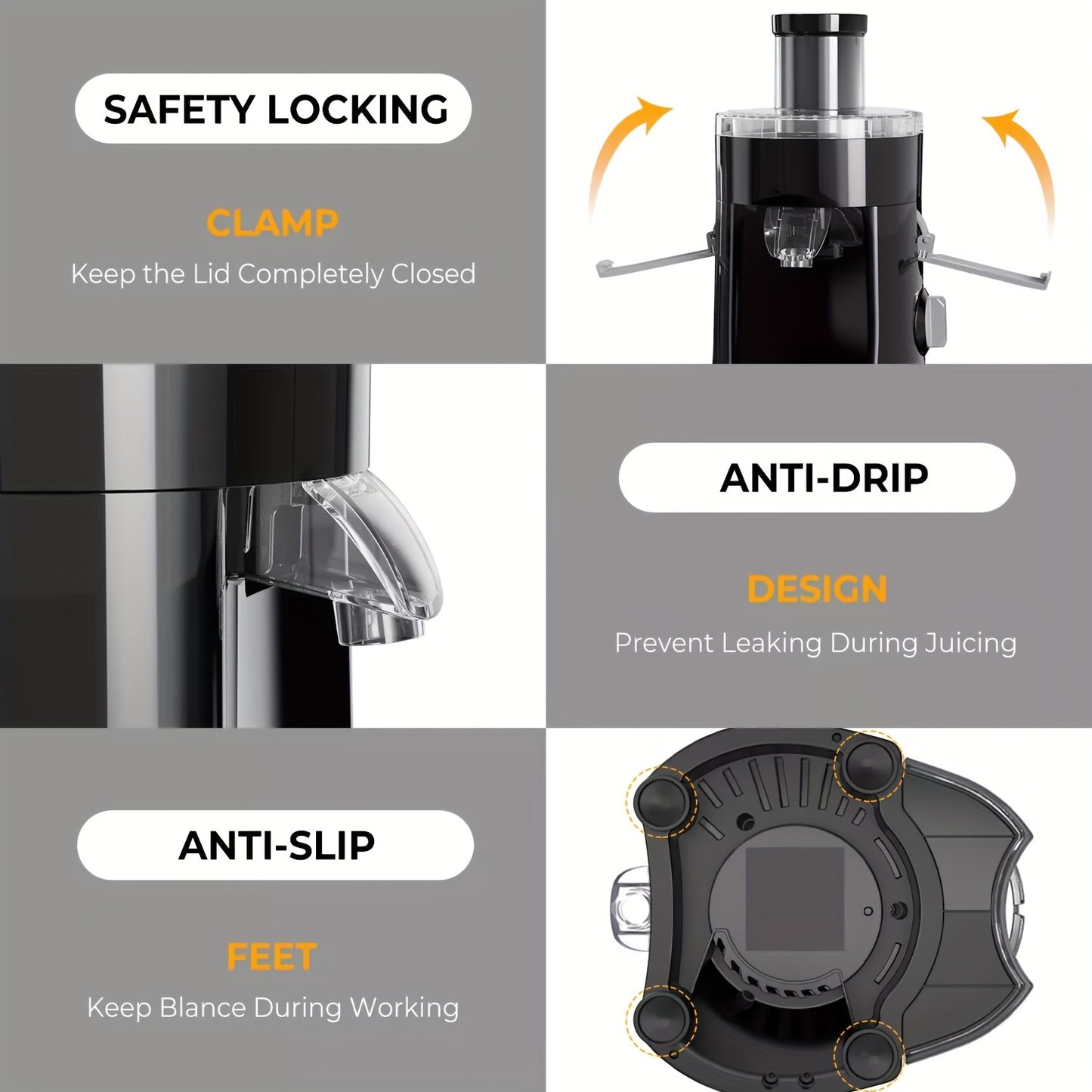 Compact Speedster Juicer – Citrus Juicer with High Juice Yield, Multiple Safety Features, BPA-Free, Black & Green – Easy Operation Centrifugal Extractor for Fruits and Vegetables