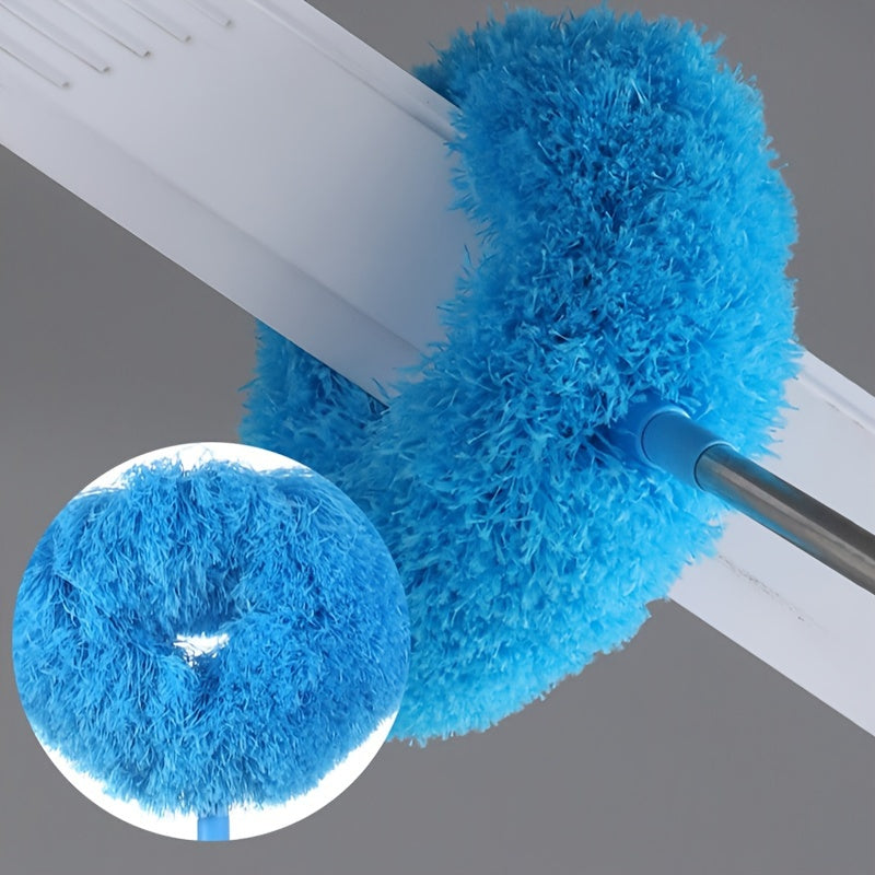 Extendable Ceiling Fan Cleaner Duster - Removable and Washable Microfiber Brush, Reaches High Ceilings - Dust Removal for Fans, Furniture, Cars & More - Ideal for Bedroom, Living Room, and Wall Cleaning