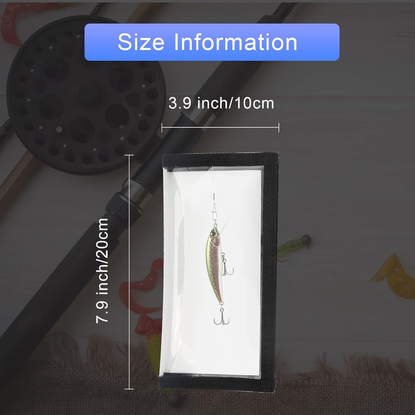 5pcs Transparent PVC Fishing Lure Covers - Hook and Bait Storage Wraps