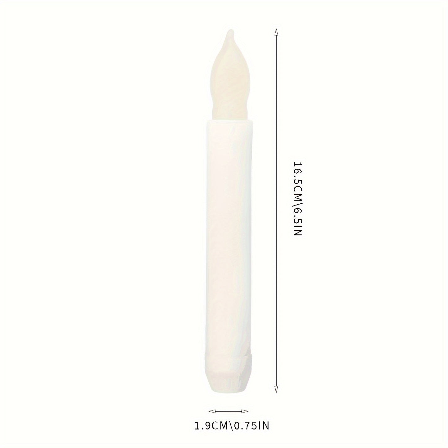 12-Pack Floating Candles – Harry Wand-Inspired Remote-Controlled LED Lights, Plastic Taper Candles for Proposals, Birthdays, Party Ceiling Decor, and Halloween-Themed Ambiance