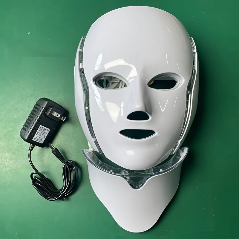 7 Color LED Facial Mask Device - Beauty Skin Care Mask Machine, Facial Skin Care Tools for Anti-Aging & Radiant Skin