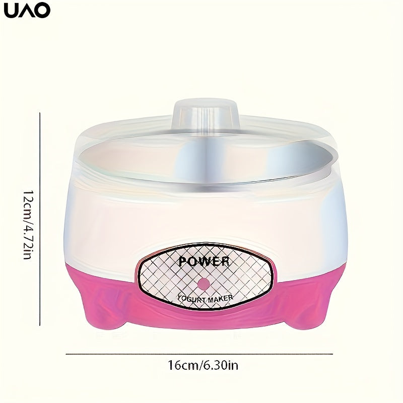 Effortless Automatic Yogurt Maker Machine - Compact and Multifunctional with One-Touch Operation for Yogurt, Natto and More - Ideal for Individual Servings
