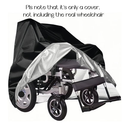 Electric Wheelchair Cover – Heavy-Duty 100x75x100cm, Weather-Resistant, UV Protection, Windproof, Snowproof, Waterproof with Elastic Hem