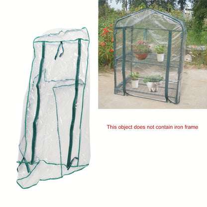 Mini Portable Greenhouse – PVC Garden Greenhouse for Outdoor Flower Plants, Warm Greenhouse ( Iron Stand Not Included )
