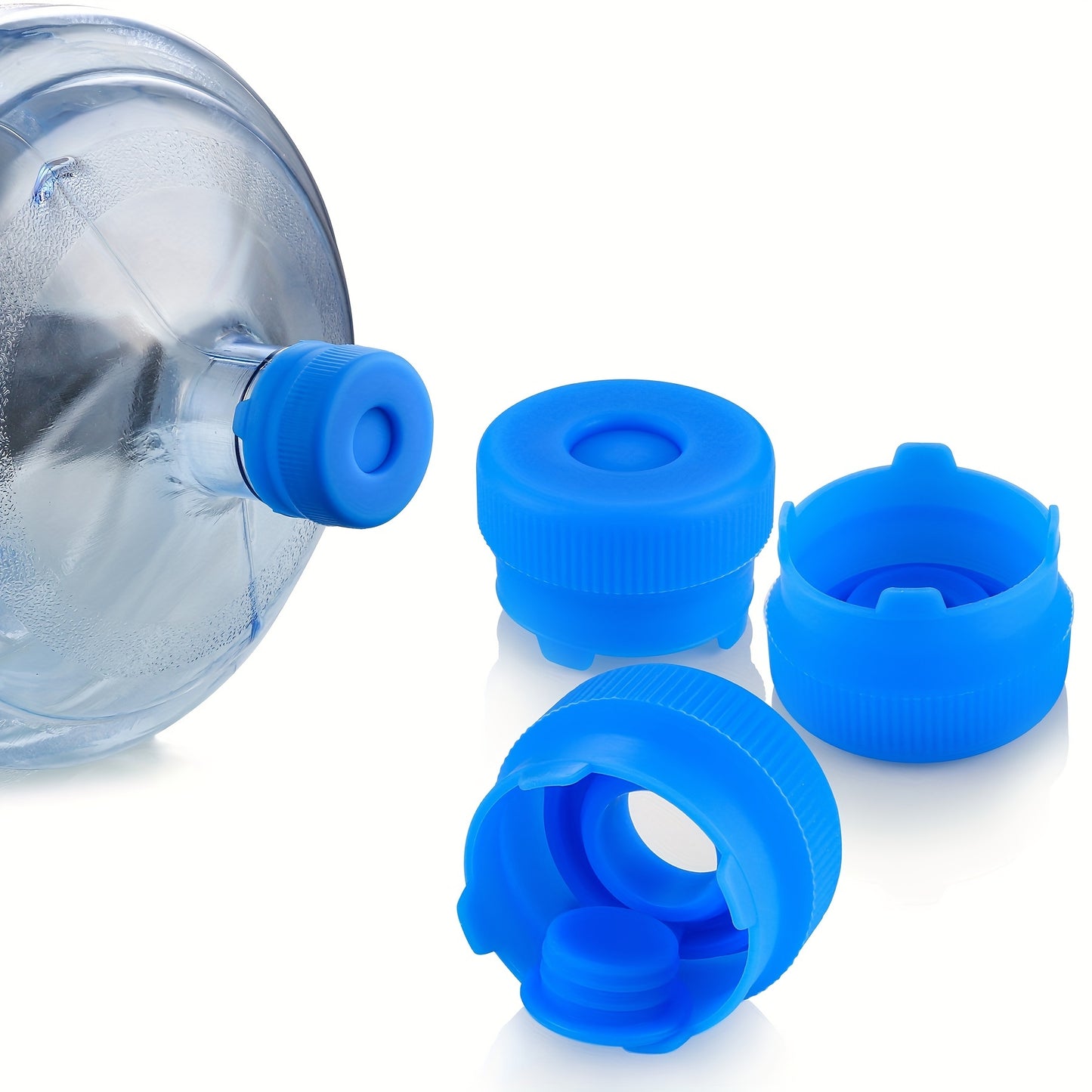 3pcs Silicone Water Bucket Lids - Fits 1, 2, 3, 4, 5 Gallon Buckets, Reusable, High-Temperature Resistant, Easy to Clean, Environmentally Friendly