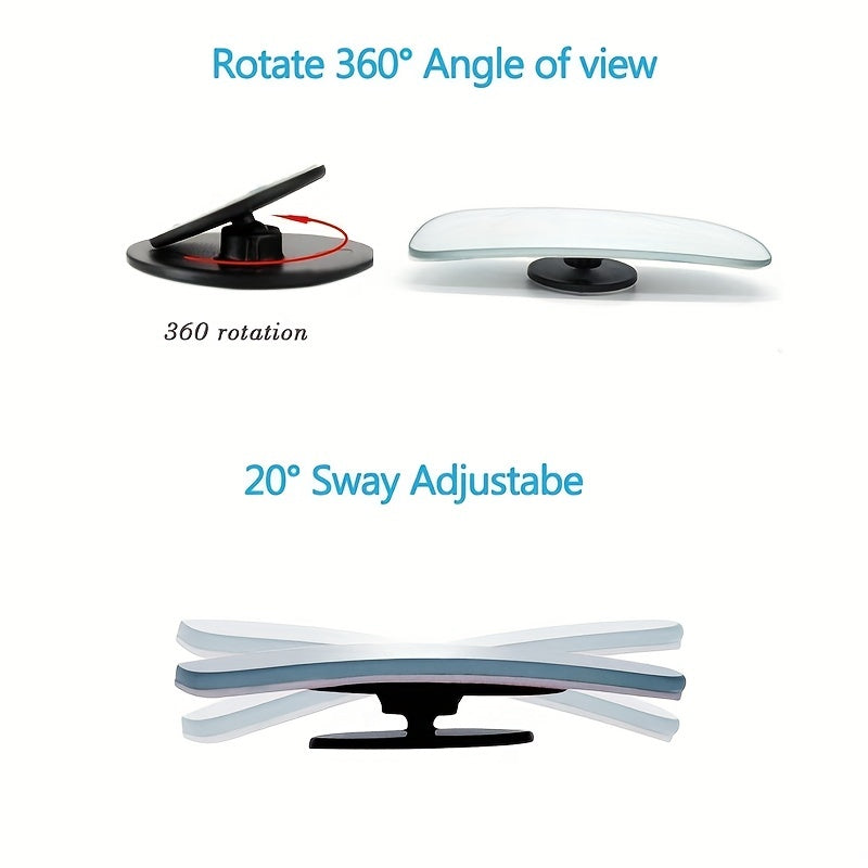 Adjustable Wide-Angle Car Blind Spot Mirrors – Upgrade Your Driving Safety with Enhanced Visibility