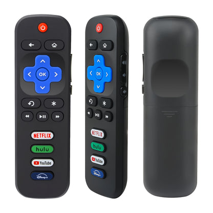 Buy 1 Get 1 Free - Universal Replacement Remote Control for Roku TVs (2-Pack) | Compatible with TCL, Hisense, Onn, Sharp, Element, Westinghouse, Philips, Insignia, JVC, RCA | Easy Setup, No Programming Required