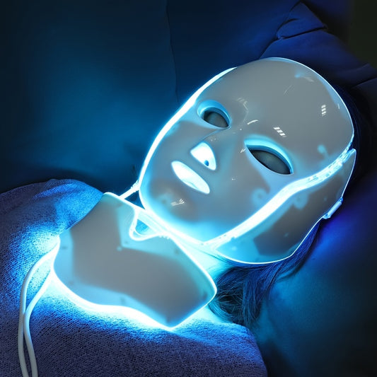 7 Color LED Facial Mask Device - Beauty Skin Care Mask Machine, Facial Skin Care Tools for Anti-Aging & Radiant Skin