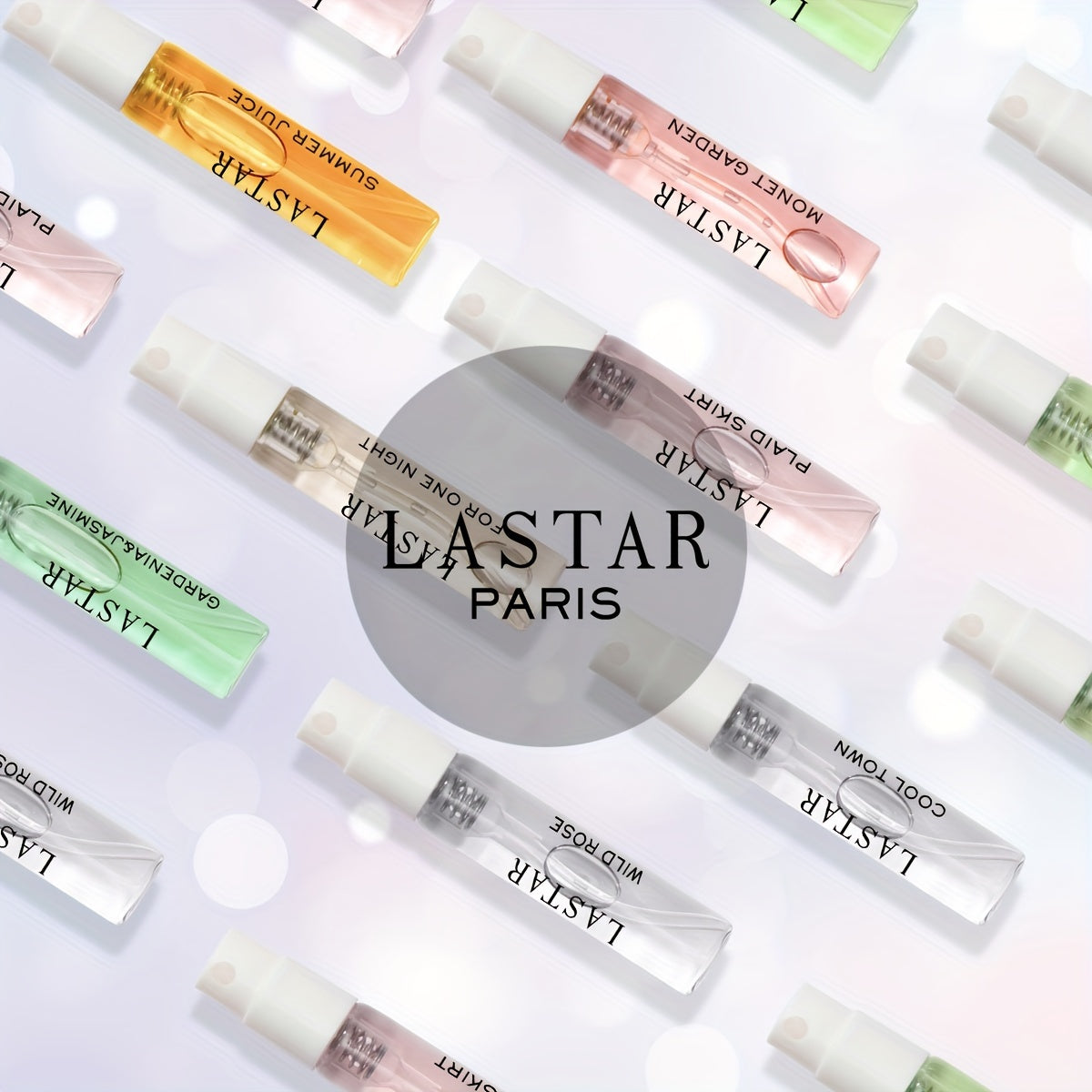 LASTAR 8-Piece Perfume Gift Set - 0.1oz Each - Long-Lasting Fragrance for Men and Women - Classic Floral Notes - Perfect for Dates, Travel, and Holiday Presents