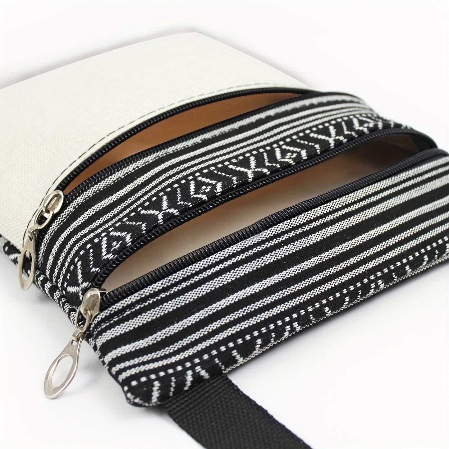Foldable Animal Print Shoulder Bag - Women's Adjustable Strap Crossbody Travel Bag