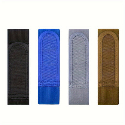 Men's No-Buckle Elastic Belt – Casual Nylon Waistband with Magic Tape Closure, One Size Fits Most