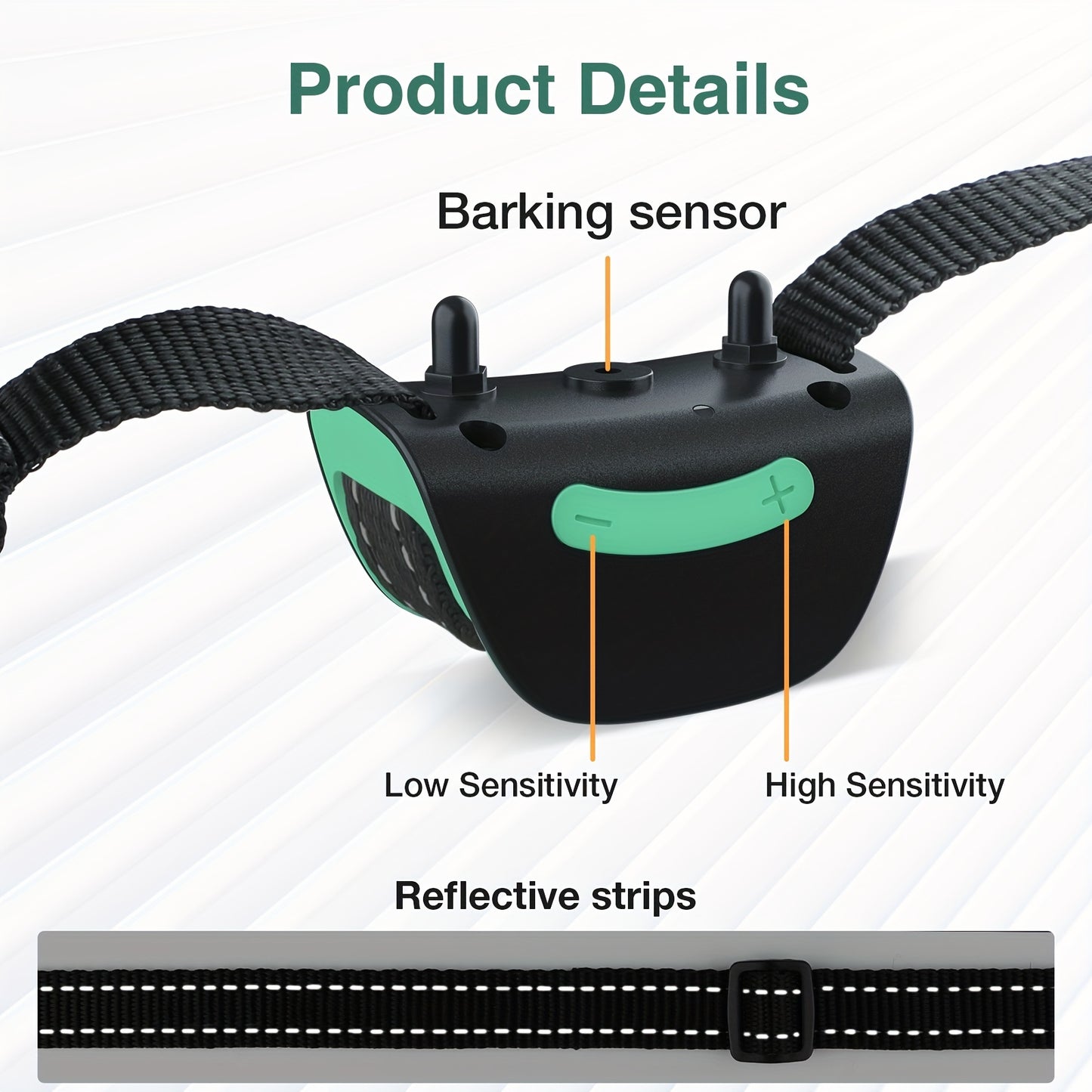 Anti-Bark Collar for Small and Medium Dogs - Gentle and Effective Solution for Excessive Barking
