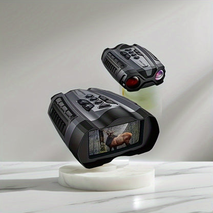 32GB Digital Night Vision Goggles - 4K 1080P High-Power Scopes with 10x Zoom, 3W Infrared, Video Recorder - 1,000 Ft Viewing Range, 3 inch HD LCD Screen for Night Hunting and Camping