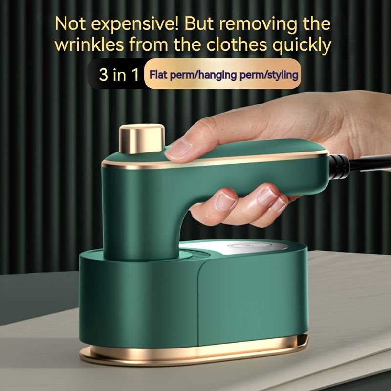 Mini Portable Folding Steam Iron – 180° Rotating, Fast Heating, Compact and Convenient for Travel, College, and Small Spaces