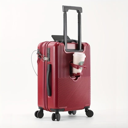 20/22/24/26 Inch Suitcase - Travel Boarding Case with Password Lock, Functional Luggage for Daily Use, Unisex