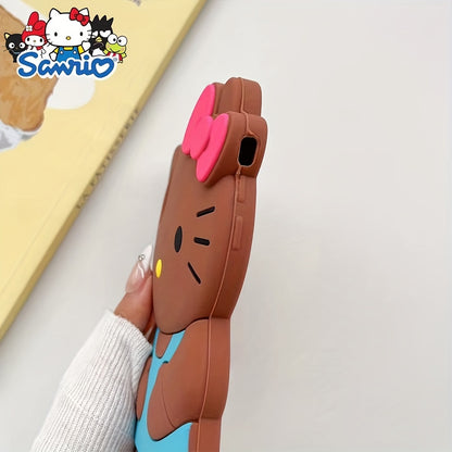Sanrio Hello Kitty 3D Mobile Phone Case - Protective, Decorative, Cute Design, Ideal Gift for Christmas and Halloween ( Authorized )